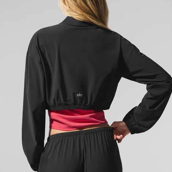 Cropped Breezy Full-Zip Cover Up BRAND NEW UNUSED $128 Small - Picture 2 of 4